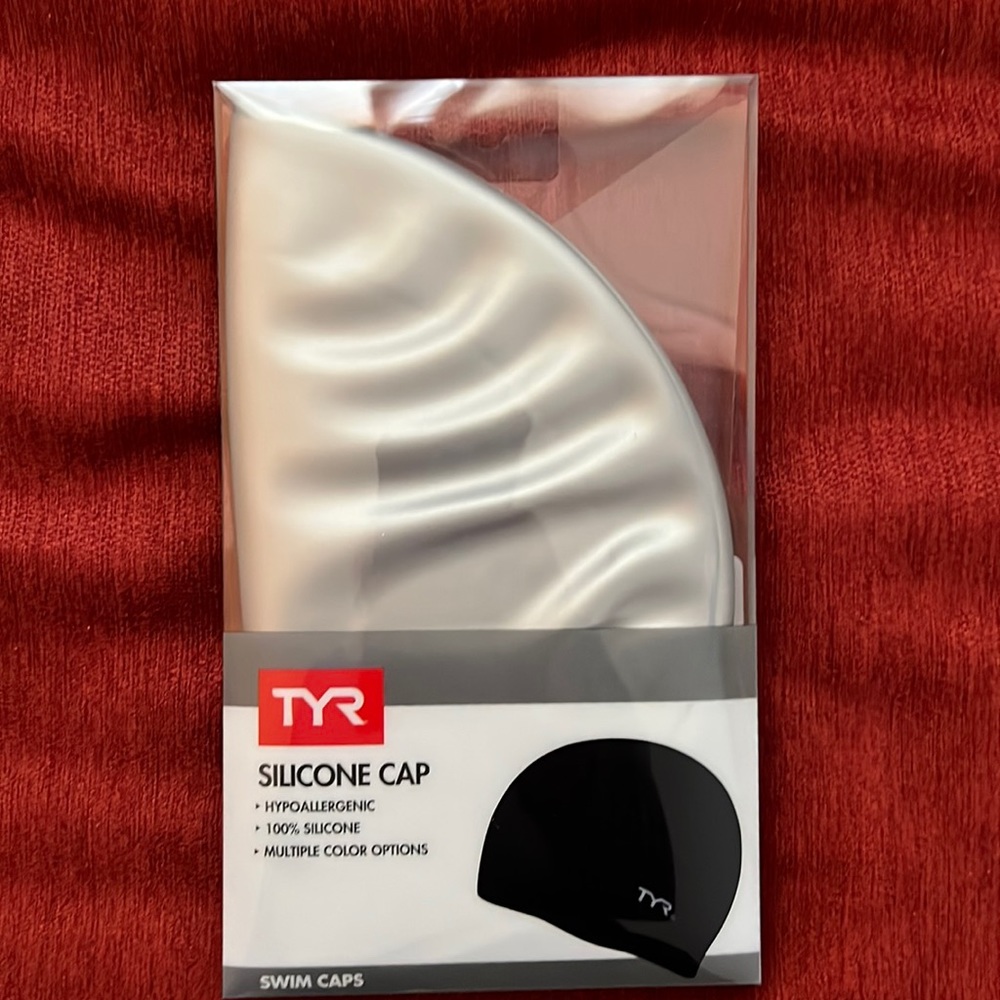 NIB TYR silicone swim cap